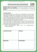 Vorschau - Arbeitsblätter - Ökologische Ökonomie - Seite 3