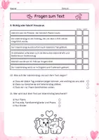 Vorschau - Arbeitsblätter - Leseverstehen Klasse 5/6: Valentinstag (Leseverständnis) - Seite 3