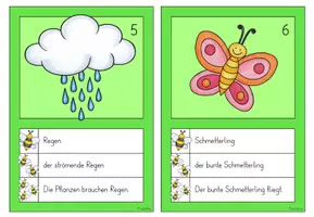Vorschau - Arbeitsblätter - Schleichdiktat - Frühling (1.-2.Klasse) - Seite 3