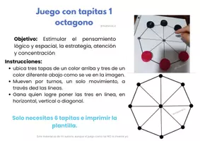 Vista previa - Juegos / Gamificación - juego de tapitas 1 - octagono - página 1