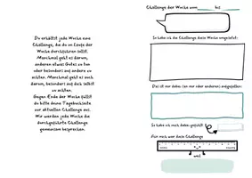 Vorschau - Arbeitsblätter - Meine Wochen-Challenges (Förderung der Sozialkompetenz) - Deckblatt