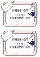 Vorschau - Unterrichtsreihen - Füllerführerschein mit Ausweis - Seite 1