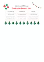 Vorschau - Arbeitsblätter - DaZ Weihnachten - Imperativ, Fragen, Pronomen - Seite 1