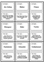 Vorschau - Spiele - "Ich habe - Wer hat?" (Ratespiel): Handwerksberufe - Deckblatt