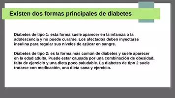 Vista previa - Presentaciones - Diabetes: conocimientos básicos para cuidadores - página 2