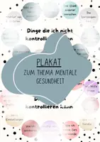 Vorschau - Poster - Plakat für psychische Gesundheit - Dinge die ich (nicht) kontrollieren kann - Deckblatt