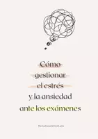 Vista previa - Tarjetas / Manipulativos - Gestionar el estrés y la ansiedad ante los exámenes (Lala) - Portada