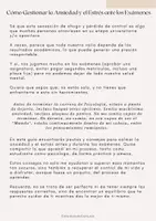 Vista previa - Tarjetas / Manipulativos - Gestionar el estrés y la ansiedad ante los exámenes (Lala) - página 2