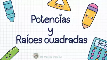 Vista previa - Unidades / Secuencias / Situaciones de Aprendizaje - Potencias y raíces cuadradas - Portada