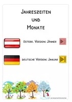 Vorschau - Arbeitsblätter - Arbeitsblätter und Wort-Bild-Karten – Jahreszeiten und Monate - Seite 2