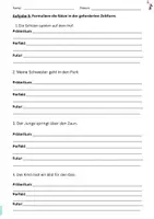 Vorschau - Arbeitsblätter - Übungen zur Klassenarbeit Deutsch 4.Klasse - Seite 2