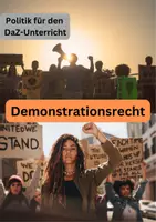 Vorschau - Arbeitsblätter - Das Demonstrationsrecht (DaZ-Unterricht) - Deckblatt