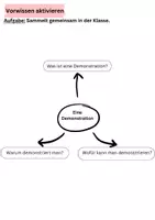 Vorschau - Arbeitsblätter - Das Demonstrationsrecht (DaZ-Unterricht) - Seite 1