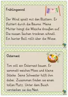 Vorschau - Aufgabenkarten - 60 differenzierte Abschreibtexte Frühling | Klasse 2-3-4 - Seite 2