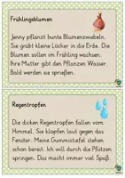 Vorschau - Aufgabenkarten - 60 differenzierte Abschreibtexte Frühling | Klasse 2-3-4 - Seite 3