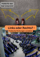 Vorschau - Arbeitsblätter - Links und Rechts - Politische Richtungen (DaZ-Unterricht) - Deckblatt