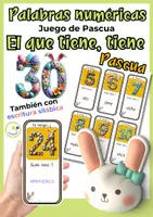 Aperçu - Apprentissages en autonomie - Espagnol: Apprendre les nombres et mots-nombres - Juego de Pascua - Page de couverture