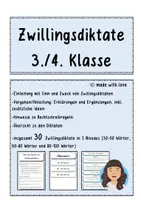 Vorschau - Arbeitsblätter - Materialpaket Zwillingsdiktate - Seite 1