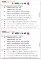 Vorschau - Arbeitsblätter - Fehlersuche im Text – (Konzentriertes Lesen, Genauigkeit Deutsch-Arbeitsblatt, 3. bis 5. Klasse) - Seite 2