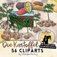 Vorschau - selbst erstellte Cliparts/Grafiken - Cliparts - Die Kartoffel XXL-Set - Seite 1