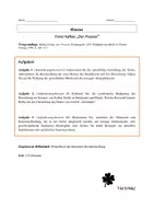 Vorschau - Arbeitsblätter - Klausur: Franz Kafka - "Der Prozess" – Josef K.s Hinrichtung als kafkaeske Kritik an Bürokratie und Macht - Seite 1