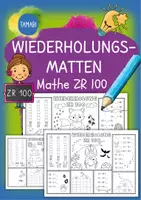 Vorschau - Stationenlernen - Materialpaket - Wiederholungsmatten Mathematik | Klasse 1 | Klasse 2 | Wiederholung | Zahlenraum 10, 20 & 100 | Rechnen & malen - Seite 1