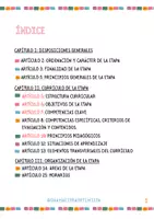 Vista previa - Para docentes: organización, planificación y formación - Resumen currículo 2º ciclo Castilla y León - página 1