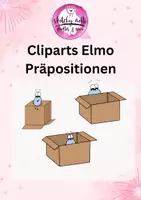 Vorschau - selbst erstellte Cliparts/Grafiken - Elmo Cliparts Teil 4 Präpositionen - Deckblatt