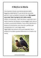 anteprima - Esercizi - IL MERLO E LA MERLA STORIA CON DOMANDE DI COMPRENSIONE - Pagina di copertina