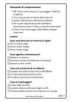 anteprima - Esercizi - IL MERLO E LA MERLA STORIA CON DOMANDE DI COMPRENSIONE - Pagina 3