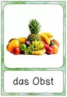 Vorschau - Poster - Flashcards für den DaZ und DaF-Unterricht zum Thema "Obst" - Seite 3