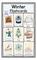 Vorschau - Bildkarten - Winter - Flashcards - Deckblatt