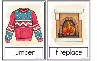 Vorschau - Bildkarten - Winter - Flashcards - Seite 3