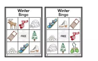Vorschau - Spiele - Winter - Bingo - Game - Seite 1