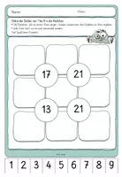 Vorschau - Arbeitsblätter - Sumdoku - Kopfrechnen und Knobeln Addition 8 - Seite 1