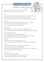 Vorschau - Arbeitsblätter - Jobs | Cover Letter | Application | Aufgaben | Checkliste - Seite 3
