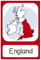 Vista previa - Tarjetas / Manipulativos - THE UNITED KINGDOM - Picture + Word Cards - página 2