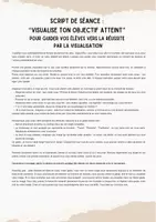 Aperçu - Préparation de séance / Séance complète - Ancer sa réussite par la relaxation - Page de couverture