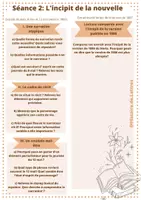 Aperçu - Préparation de séquence / Séquence complète - Le Horla de Maupassant (séquence complète) - Page 2