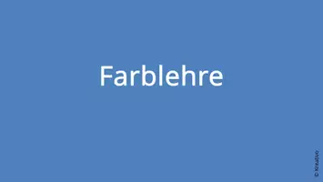 Vorschau - Präsentationen/Tafelbilder - Farbkreis nach Itten / Schritt-für-Schritt-Vortrag - Seite 1