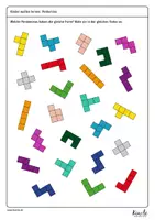 Vorschau - Mal- und Bastelvorlagen - Wir lösen knifflige Pentomino Rätsel! - Seite 3