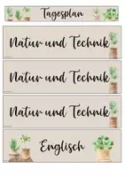 Vorschau - Präsentationen/Tafelbilder - Tagesplan - Tagestransparenz - Stundenplankarten - Seite 2