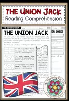 Vista previa - Hojas de trabajo - The Union Jack - Reading Comprehension - Portada