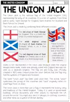 Vista previa - Hojas de trabajo - The Union Jack - Reading Comprehension - página 1