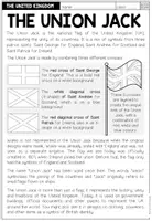 Vista previa - Hojas de trabajo - The Union Jack - Reading Comprehension - página 2