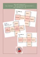 Vorschau - Spiele - Spielerisch Grammatik lernen - Würfel basteln - Verbes en -er, pronoms personnels, les temps - Deckblatt