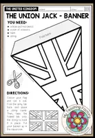 Vista previa - Manualidades / Dibujos para colorear - The Union Jack - Banner - Portada
