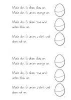 Vorschau - Arbeitsblätter - Oster-Miniarbeitsheft "Lesen und Malen" für die 1. Klasse - Seite 3