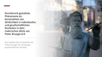 Vorschau - Präsentationen/Tafelbilder - Pieter Bruegel d.Ä. - Präsentation & Unterrichtseinstieg - Deckblatt