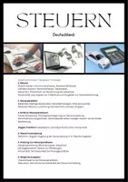 Vorschau - Stundenentwürfe - Steuern / direkte und indirekte Steuern - Deckblatt